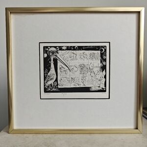 The Zodiac Lithograph by Mordecai Moreh